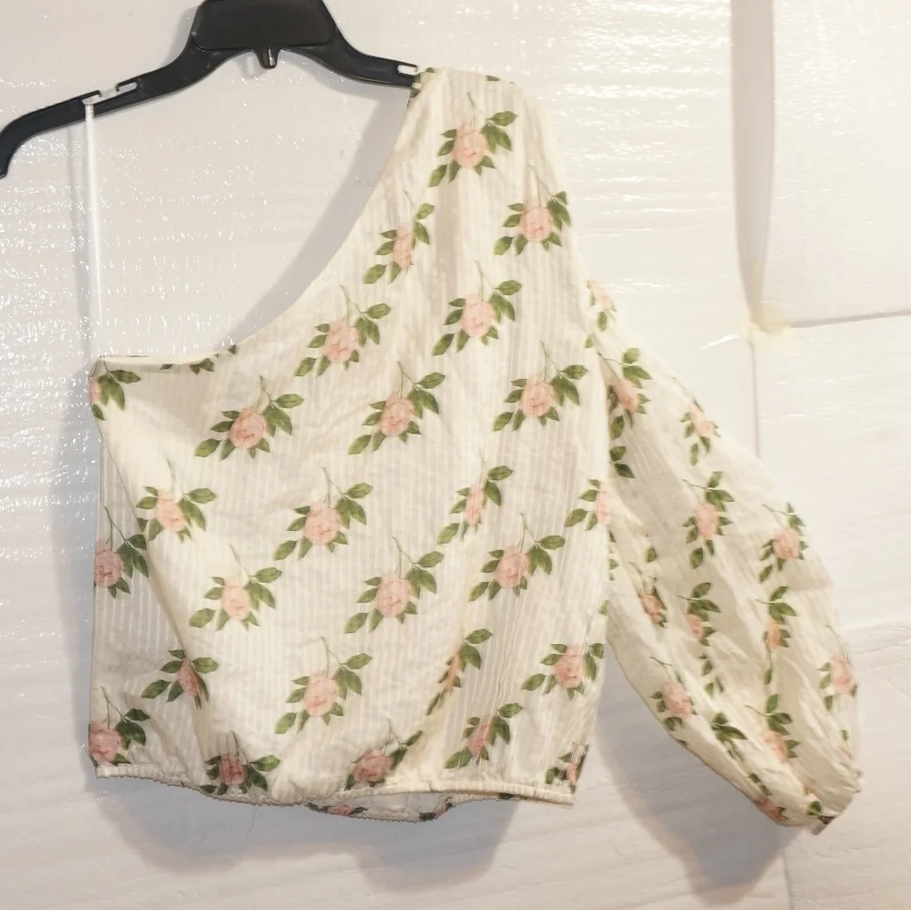 Cami Nyc The Lenore One Shoulder Top Floral - Picture 7 of 14
